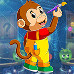 G4K Monkey Painter Escape…